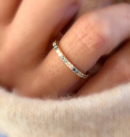 Atelier Maison The Marriage ring | LGD blauw-wit