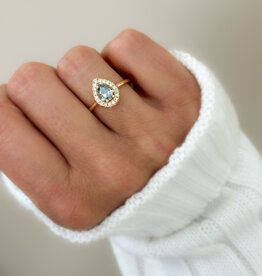 Atelier Maison Crazy About You  ring | blauwe LGD