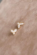 Atelier Maison In voorraad: Moonlight oorstekers | 18K wit goud