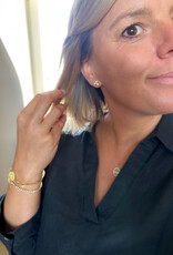 Atelier Maison In voorraad: Moonlight oorstekers | 18K wit goud