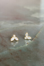 Atelier Maison In voorraad: Moonlight oorstekers | 18K wit goud