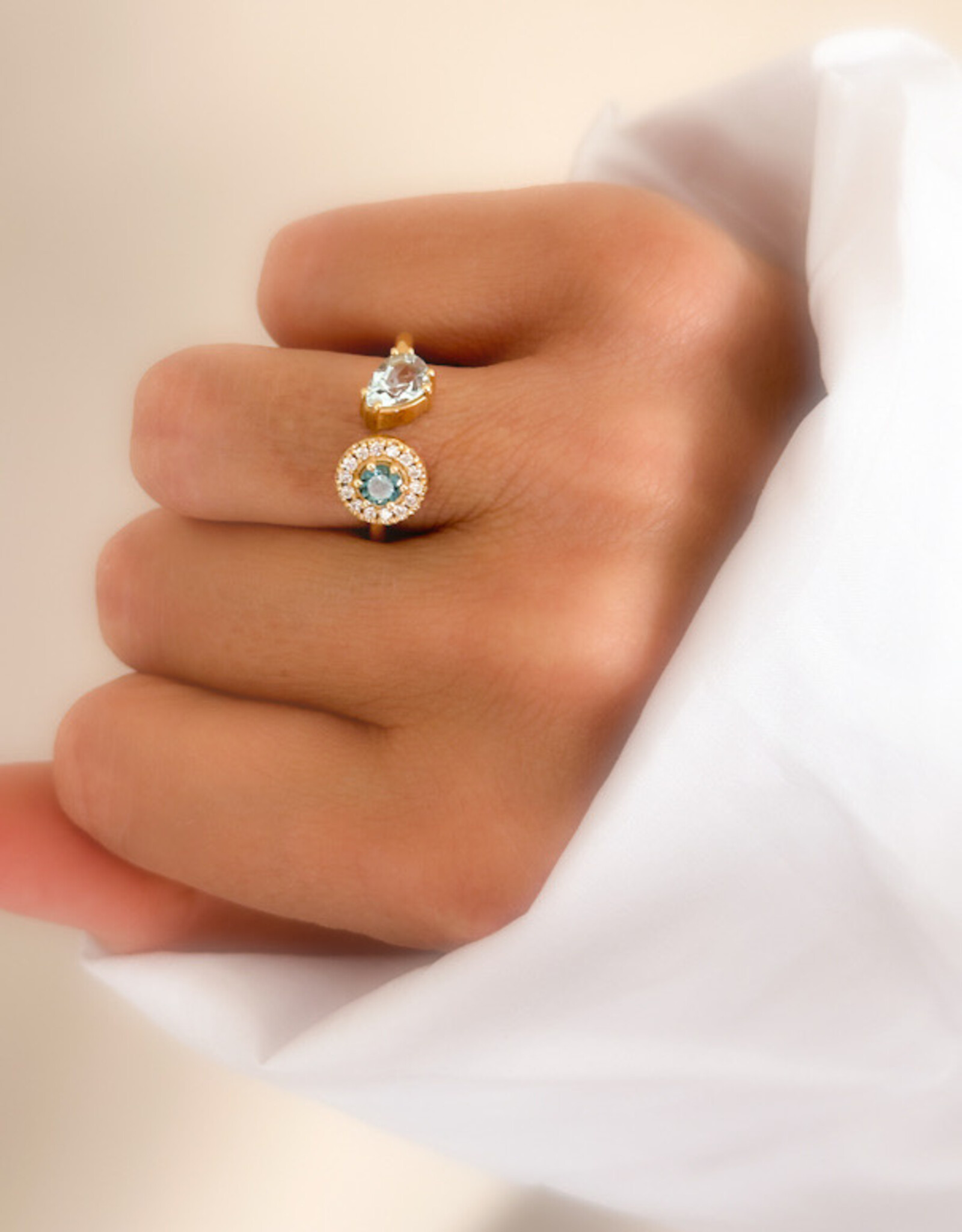 Atelier Maison Maat 55 tot 57  -  The Choice - kleurstenen en diamant