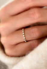 Atelier Maison The Colorful ring met witte en kleurdiamanten