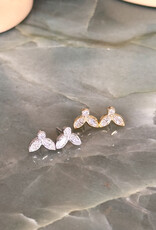 Atelier Maison In voorraad: Moonlight oorstekers | 18K wit goud