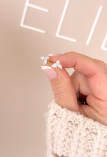 Atelier Maison In voorraad: Moonlight oorstekers | 18K wit goud