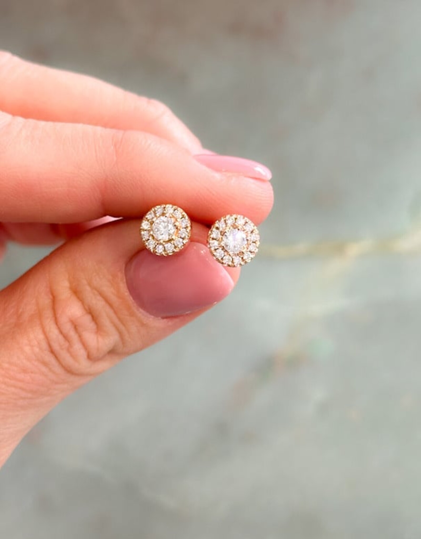 Atelier Maison Sum Of Love oorbellen - 18 kataat rosé goud