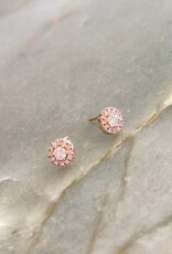 Atelier Maison Sum Of Love oorbellen - 18 kataat rosé goud