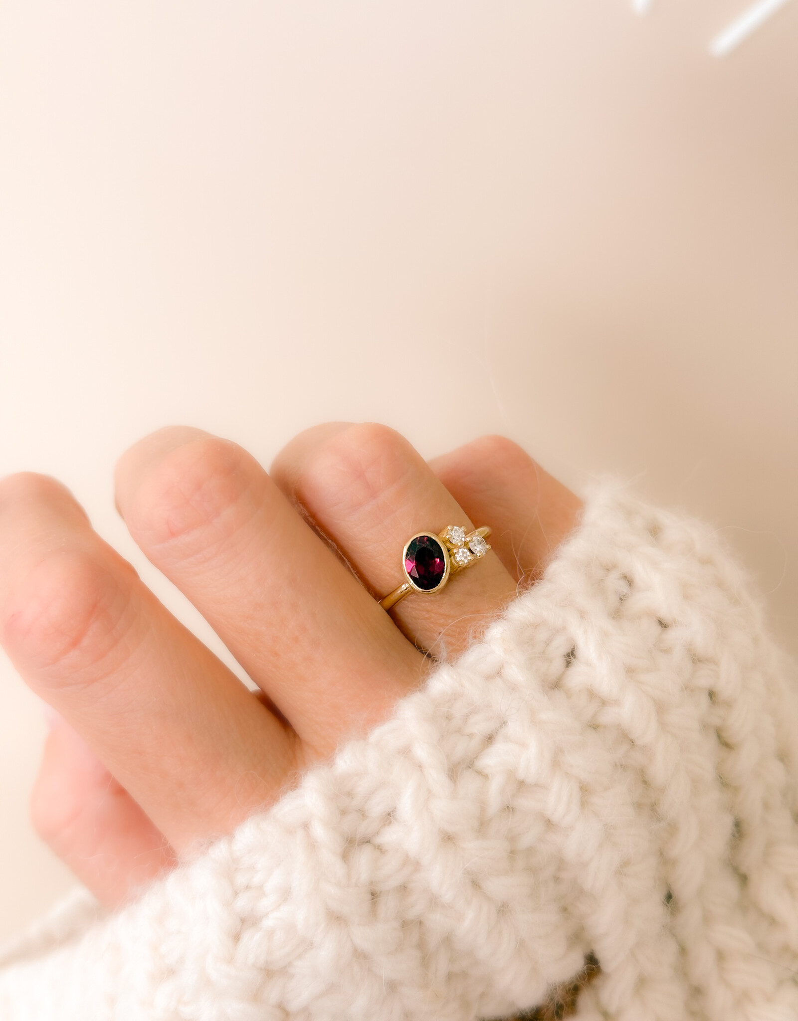 Atelier Maison Courage asring | kleursteen en/of diamanten