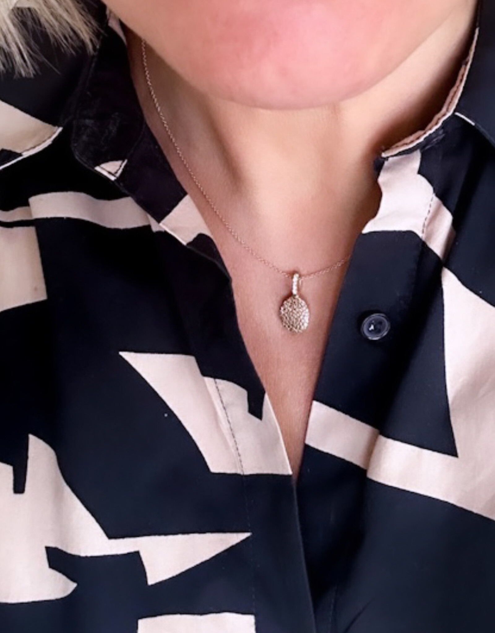 Atelier Maison Shiny Fluffy Love halsketting - diamant | ≠  formaten