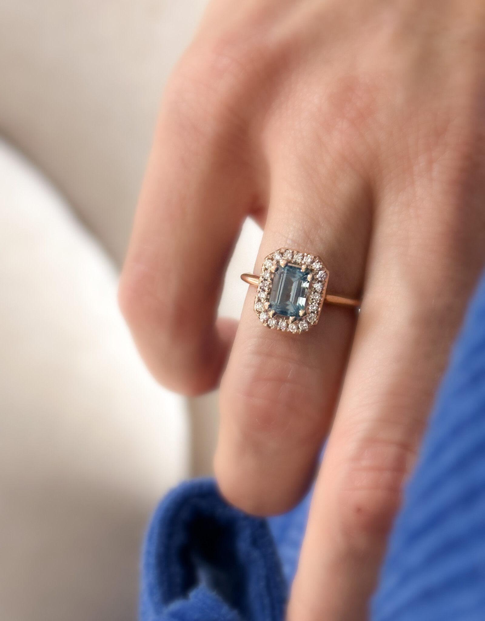 Atelier Maison Good Mood  ring | kleursteen en diamanten