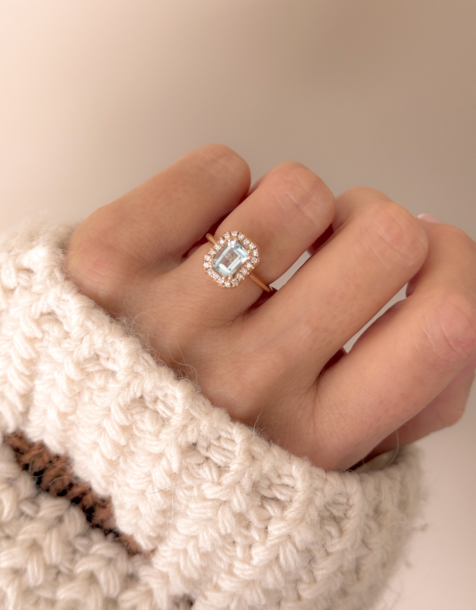 Atelier Maison Good Mood  ring | kleursteen en diamanten