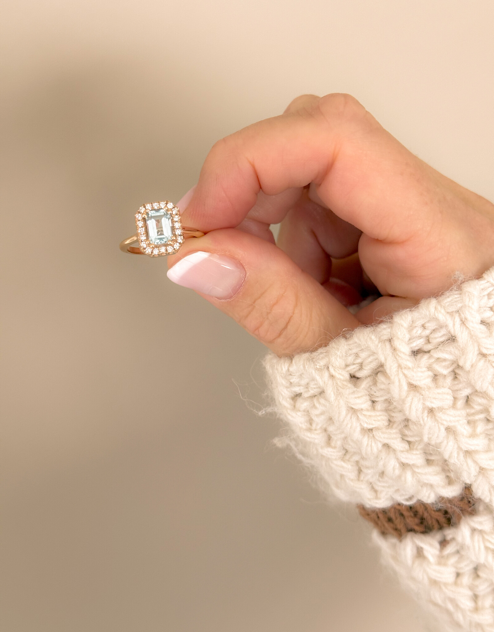 Atelier Maison Good Mood  ring | kleursteen en diamanten