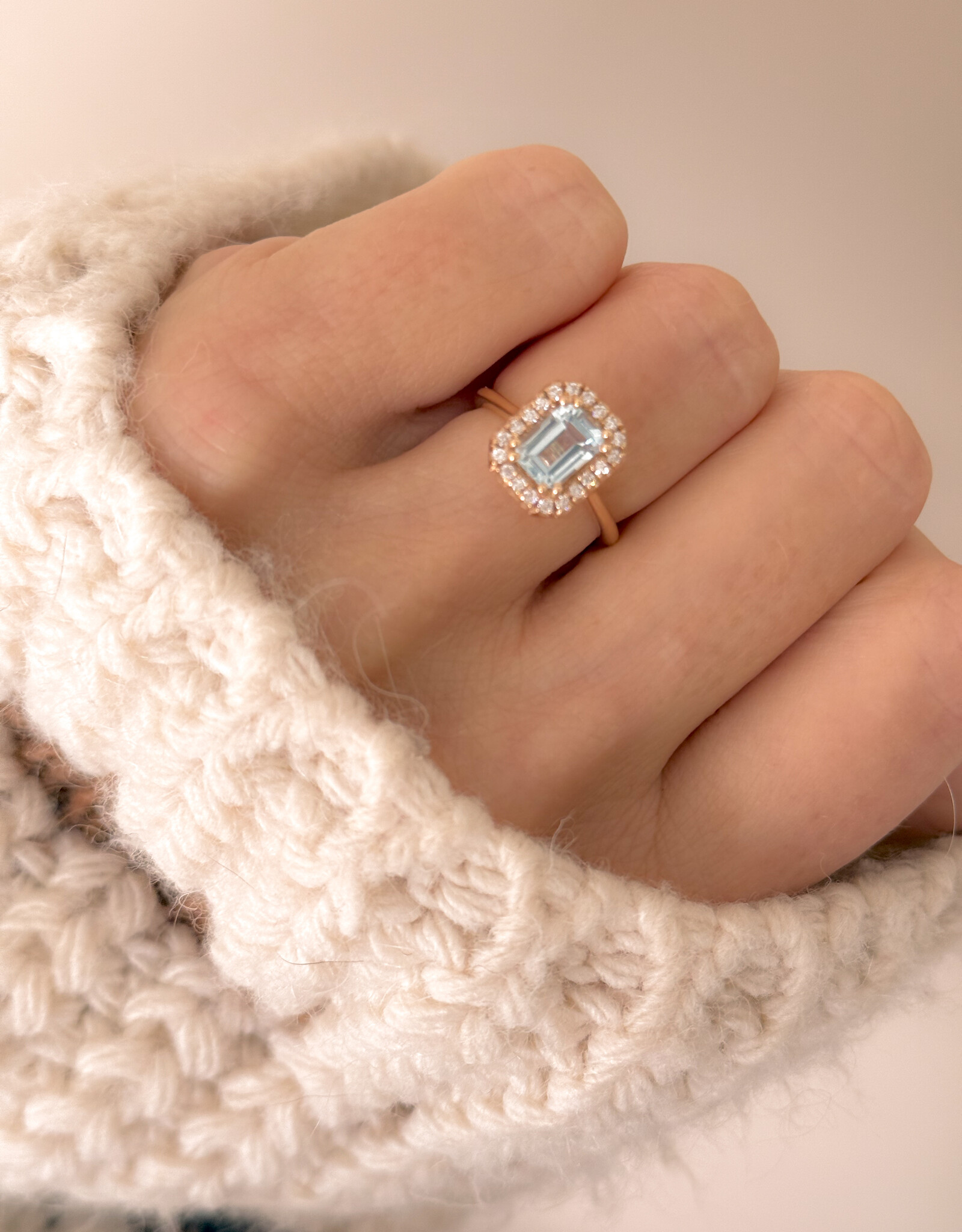 Atelier Maison Good Mood  ring | kleursteen en diamanten