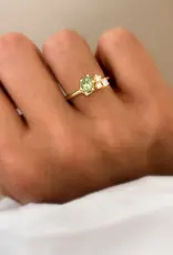 Atelier Maison Seize the day ring | kleursteen en diamanten