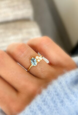 Atelier Maison Seize the day ring | kleursteen en diamanten