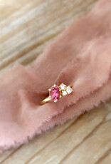 Atelier Maison Seize the day ring | kleursteen en diamanten