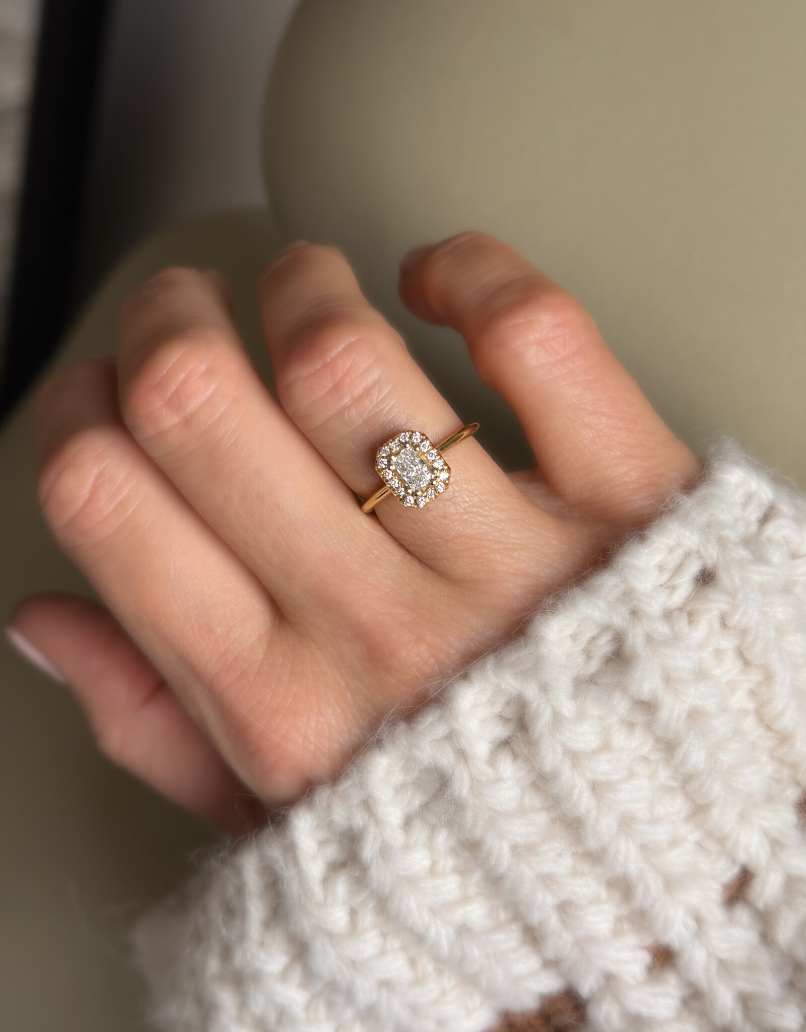 Atelier Maison 18 K geel goud |  mt 52