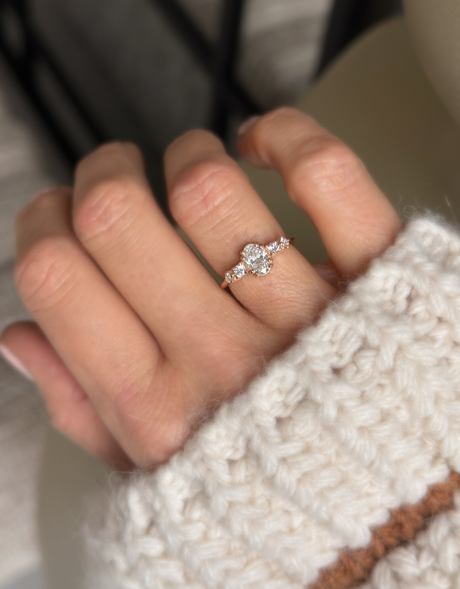 Atelier Maison The Proposal ring |18K rosé goud