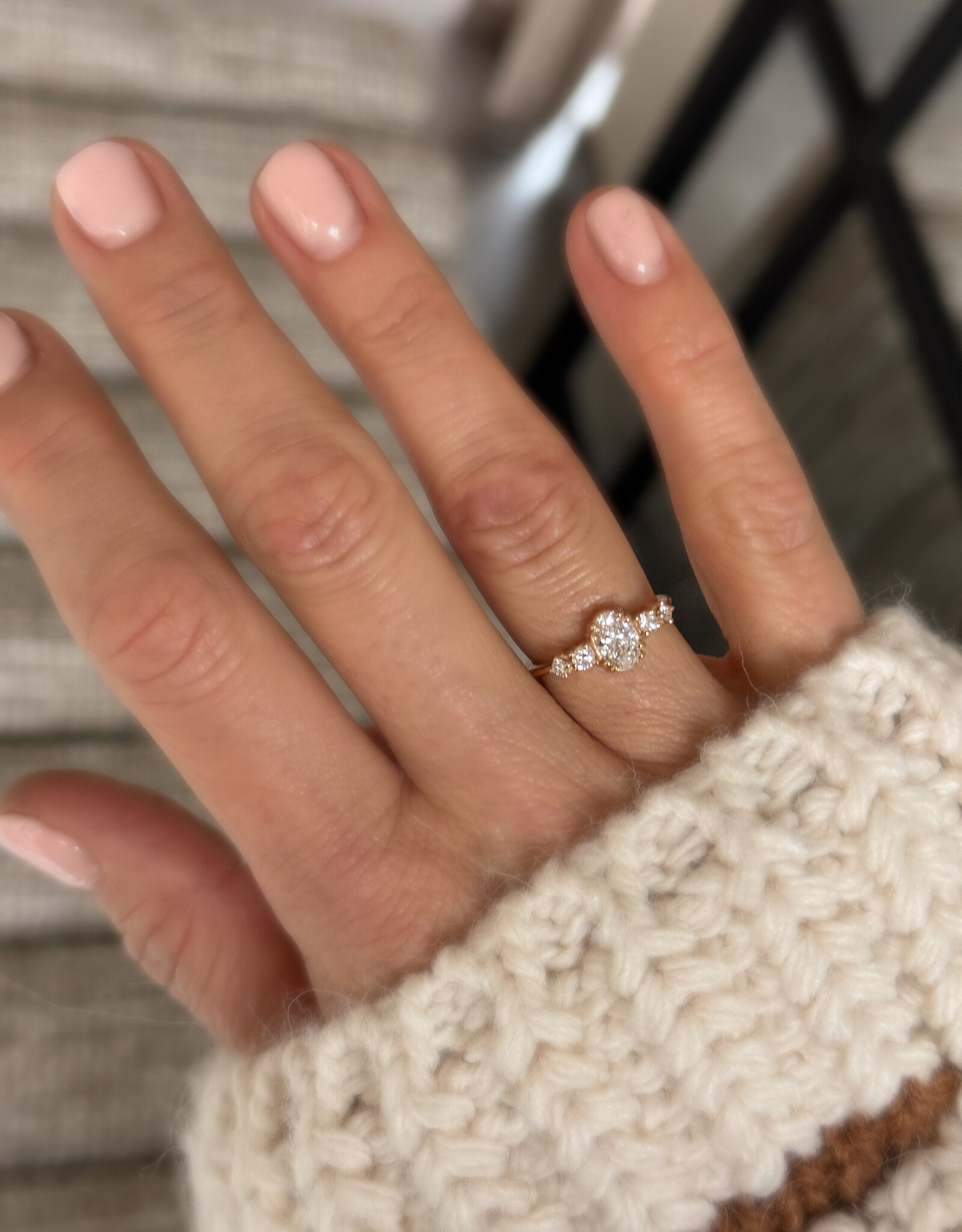 Atelier Maison The Proposal ring |18K rosé goud