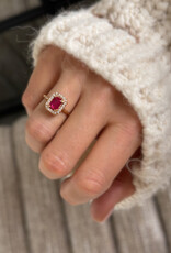 Atelier Maison Good Mood  ring | kleursteen en diamanten