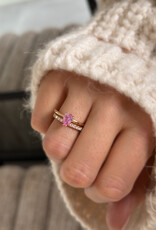 Atelier Maison The Happy Tear ring | kleursteen