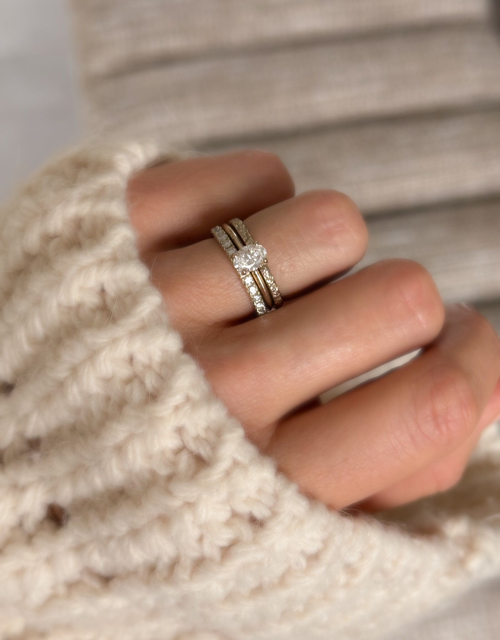 Atelier Maison Nose to Heart ring | verschillende breedtes