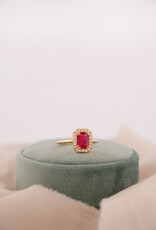 Atelier Maison Good Mood  ring | kleursteen en diamanten