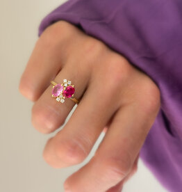 Atelier Maison The Bouquet ring - kleurstenen | vanaf