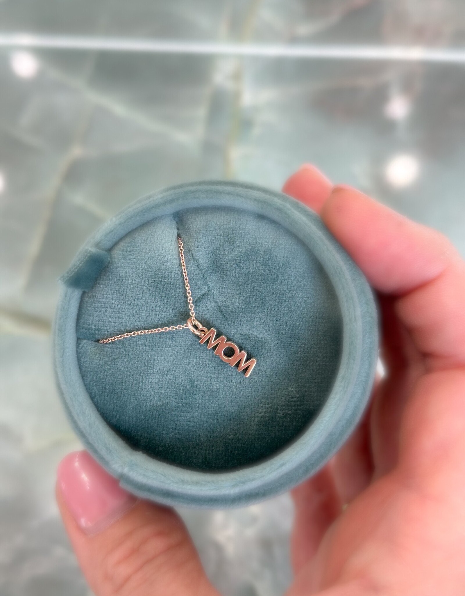 Atelier Maison MOM/WOW hanger en halsketting 18K rosé goud