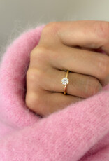 Atelier Maison The Big Promise ring | kleine diamant | vanaf