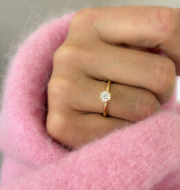 Atelier Maison The Big Promise ring | kleine diamant | vanaf