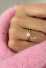 Atelier Maison The Big Promise ring | kleine diamant | vanaf