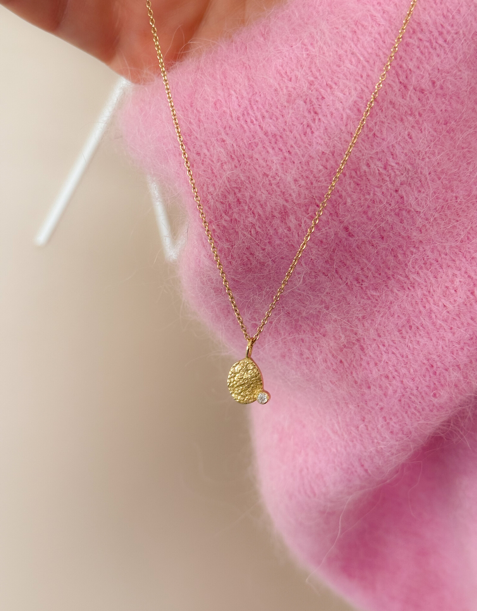 Atelier Maison Diamond Fluffy Love halsketting | ≠  formaten