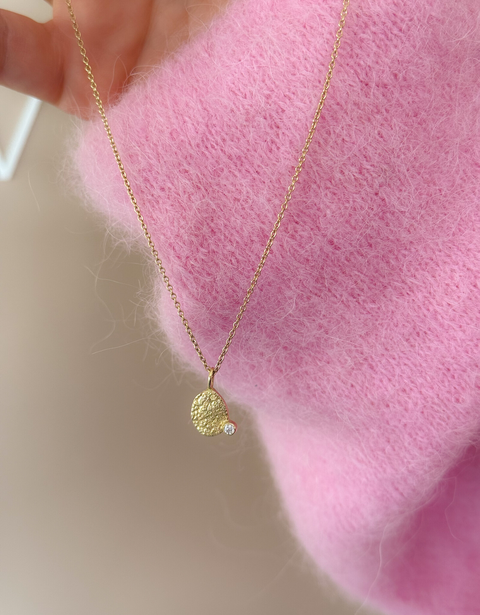 Atelier Maison Diamond Fluffy Love halsketting | ≠  formaten