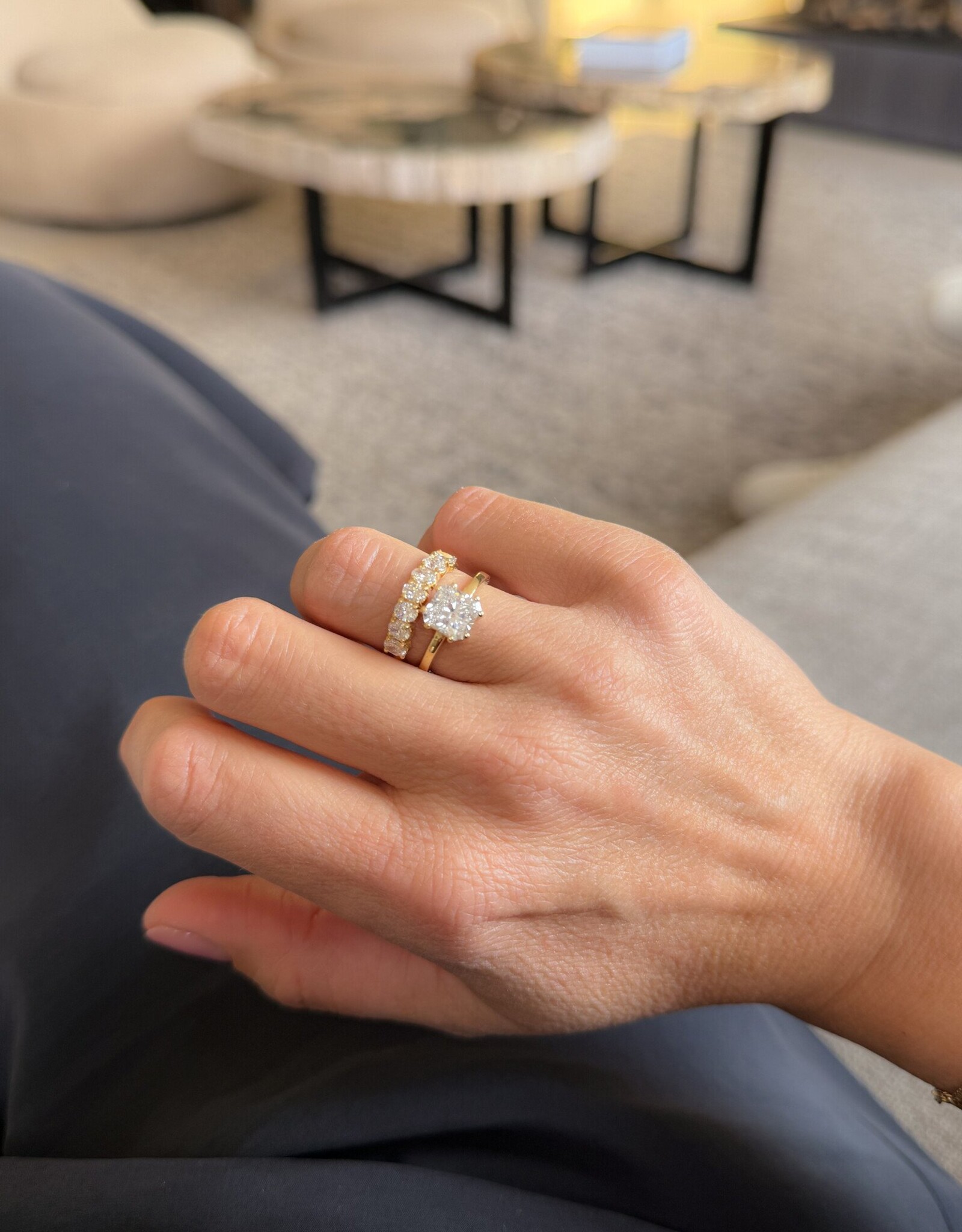 Atelier Maison The Sugar Cube  ring | mt 52 | 18K geel goud
