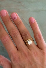 Atelier Maison The Sugar Cube  ring | mt 52 | 18K geel goud