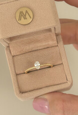 Atelier Maison The Big Promise ring | ovaal | ≠ formaten
