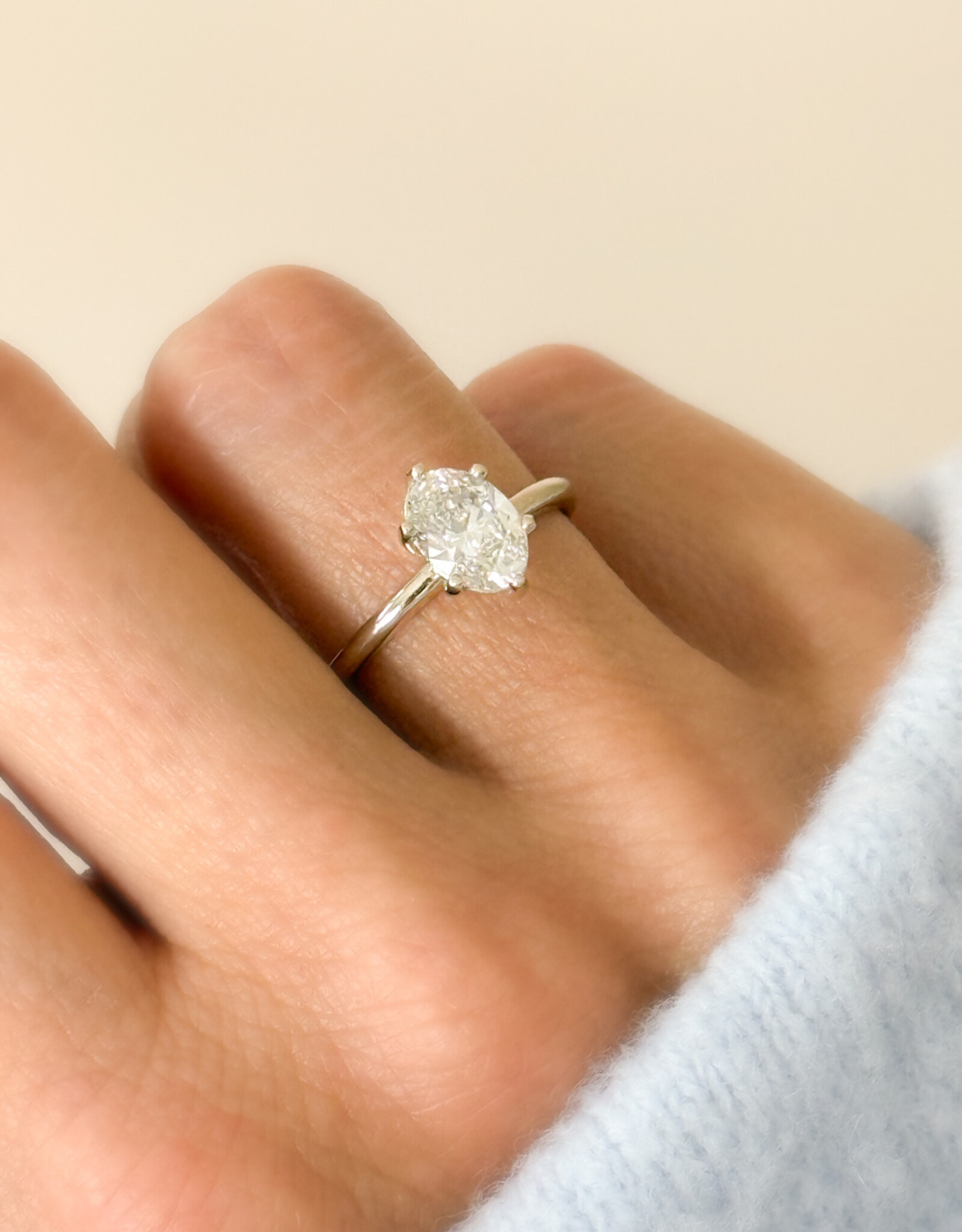 Atelier Maison The Big Promise ring ovaal | mt 57