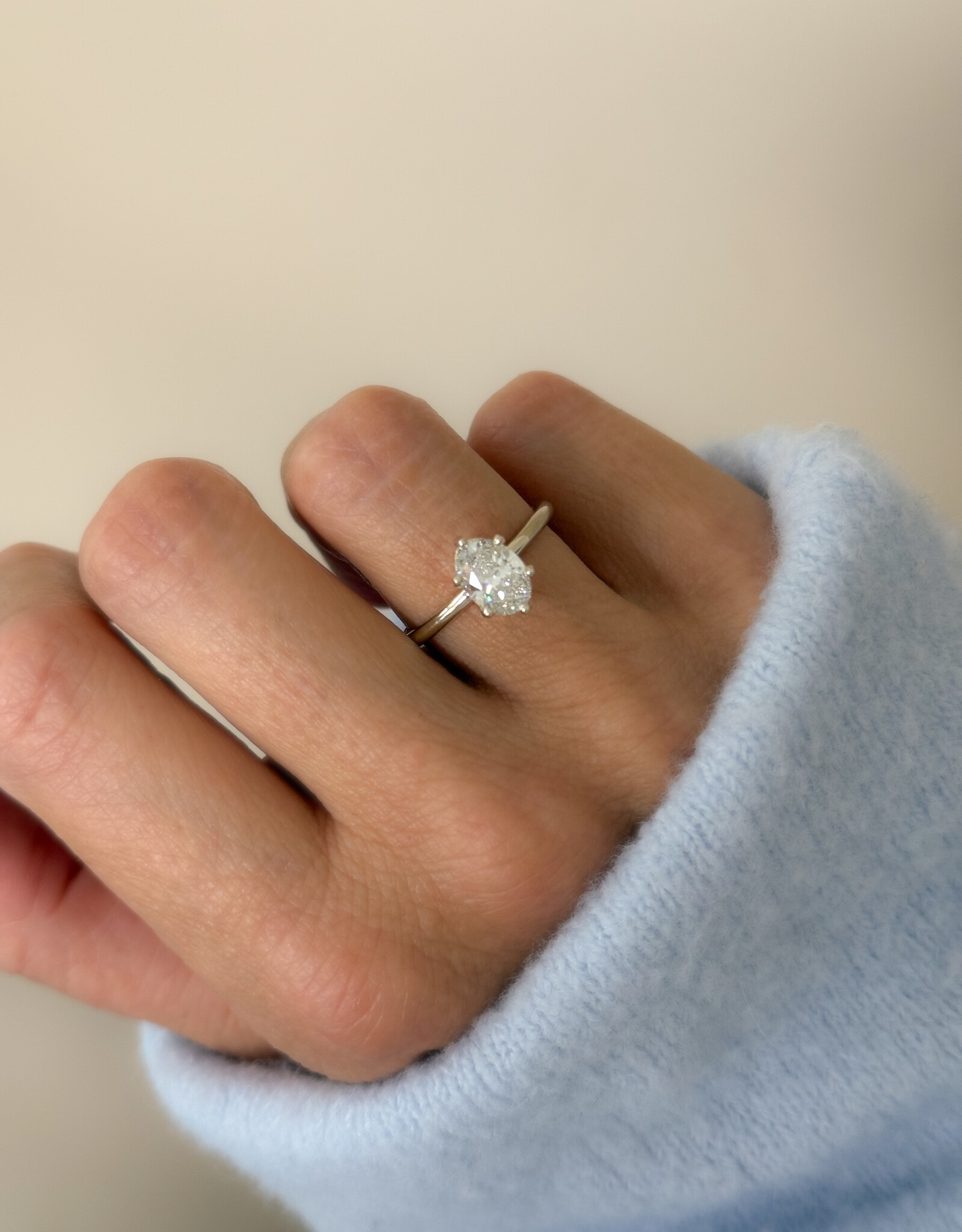 Atelier Maison The Big Promise ring ovaal | mt 57