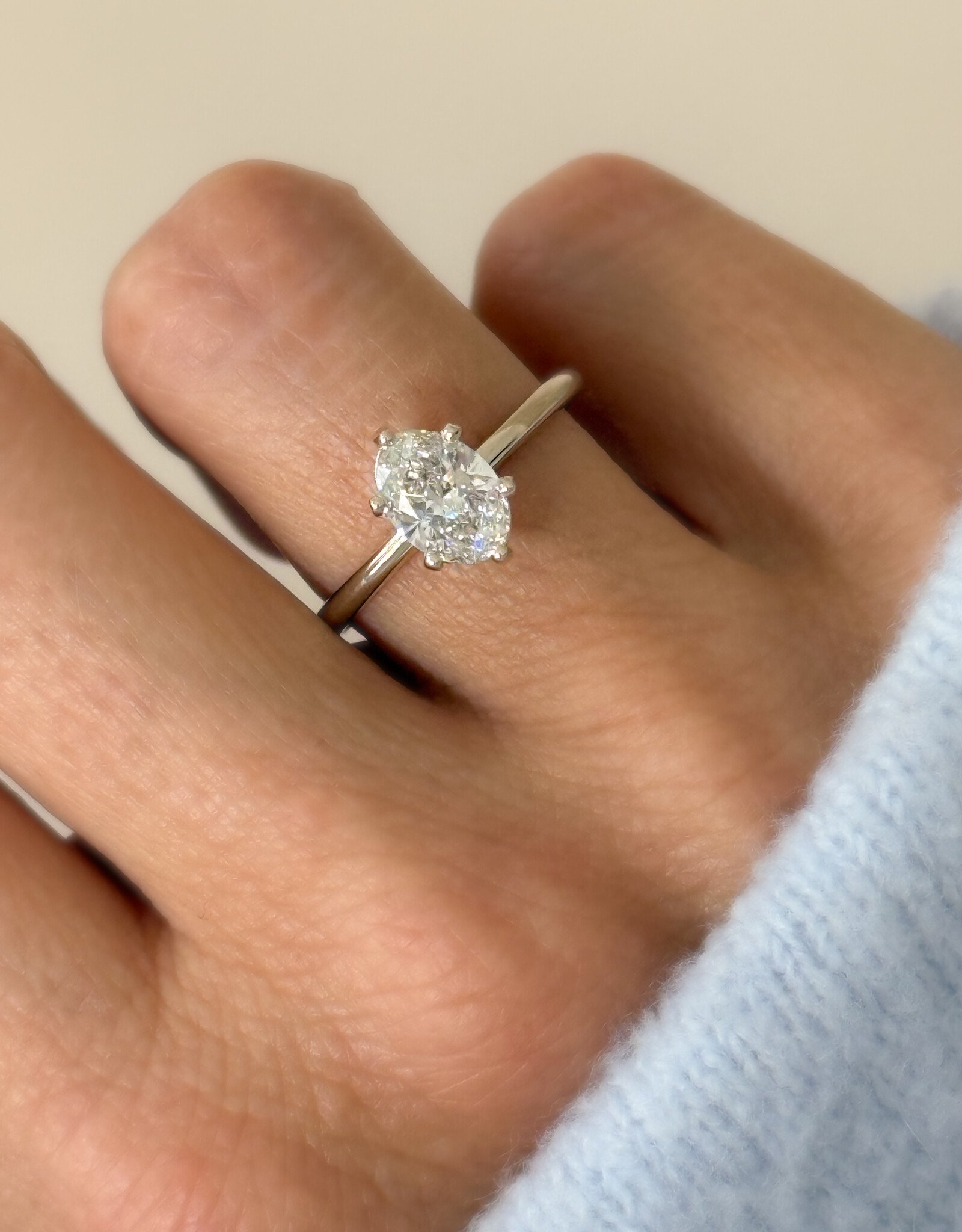 Atelier Maison The Big Promise ring ovaal | mt 57