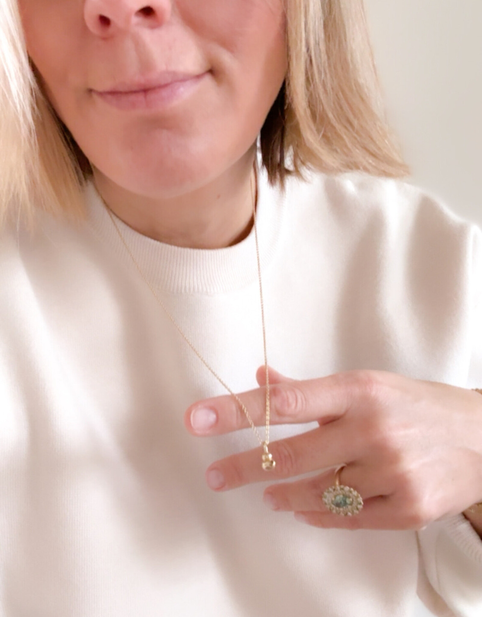 Atelier Maison The Lucky One hanger | 18k geel goud