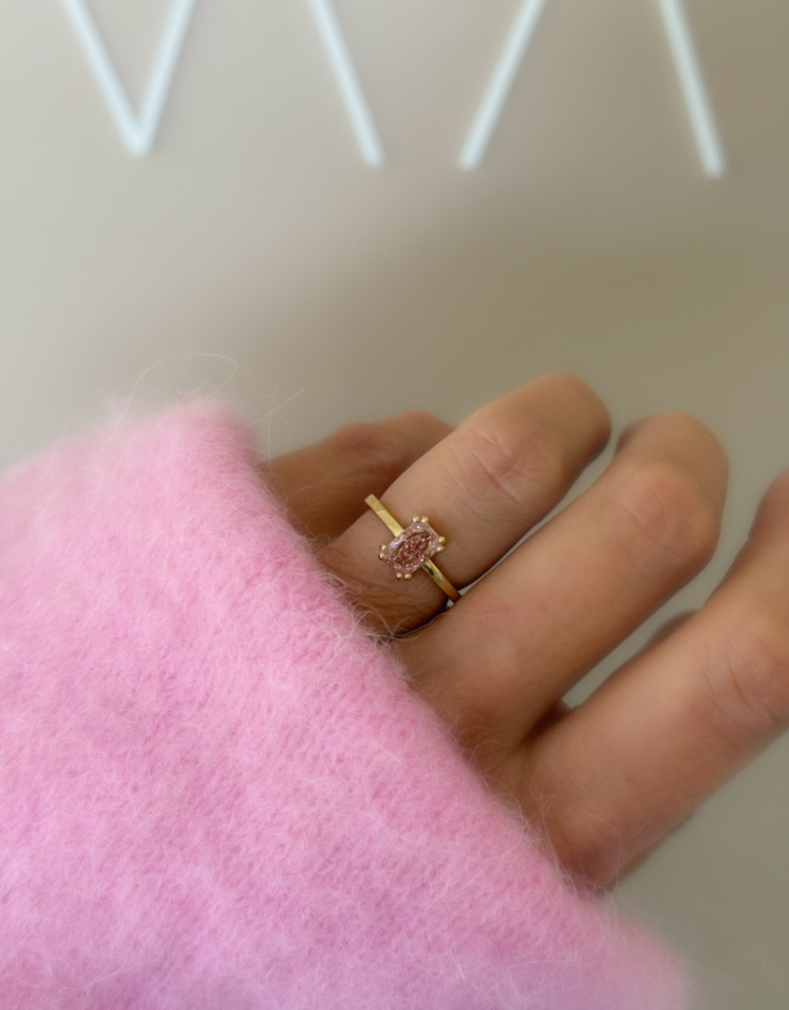 Atelier Maison Blush  ring | diamant