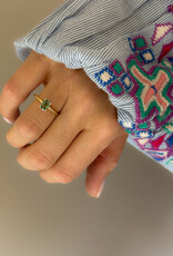 Atelier Maison Perfectly Splendid ring met groene safier