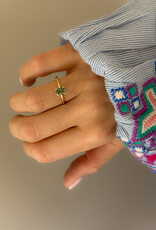 Atelier Maison Perfectly Splendid ring met groene safier