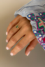 Atelier Maison Perfectly Splendid ring met groene safier