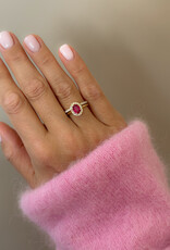 Atelier Maison Happy Together ring | kleursteen en diamanten