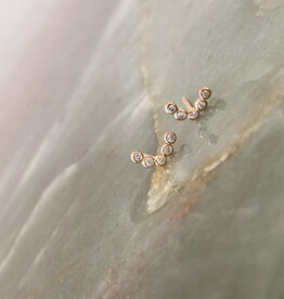 Atelier Maison Wedding Bells oorbellen | 18K rosé goud