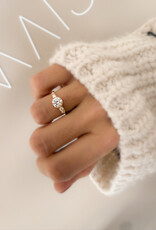 Atelier Maison The Good Life ring | 18k geel goud | Mt52