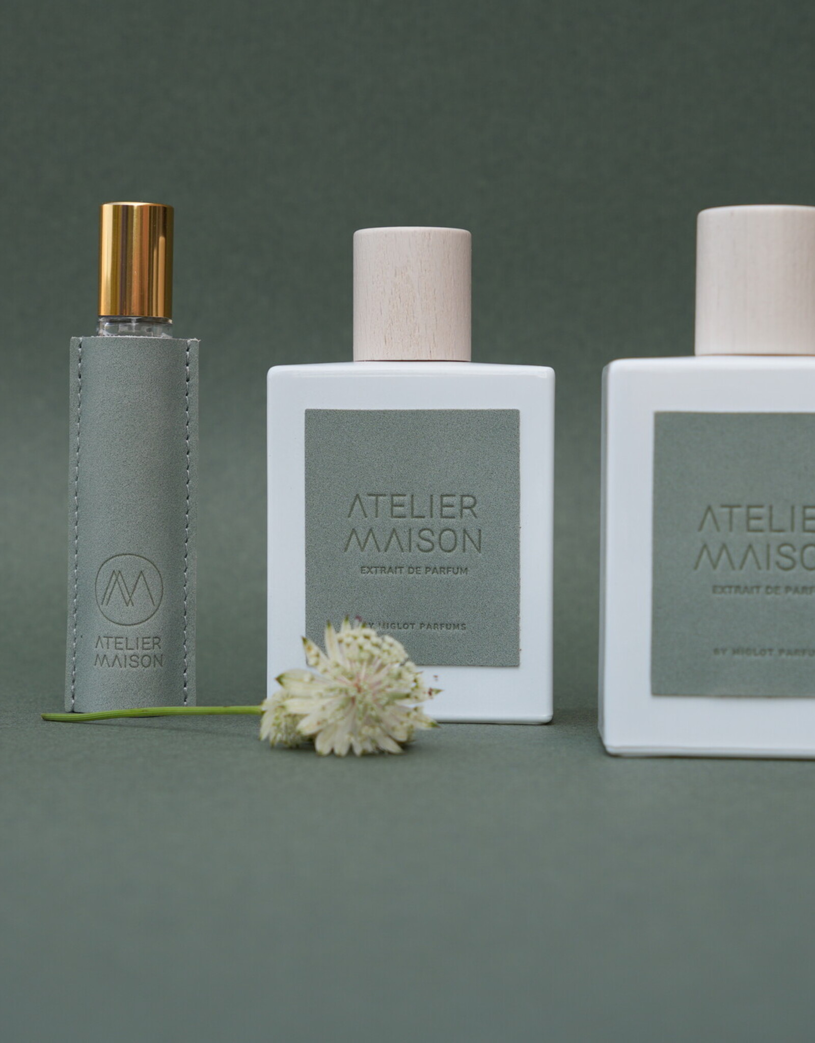 Atelier Maison Travel Spray in lederen etui | 10ml