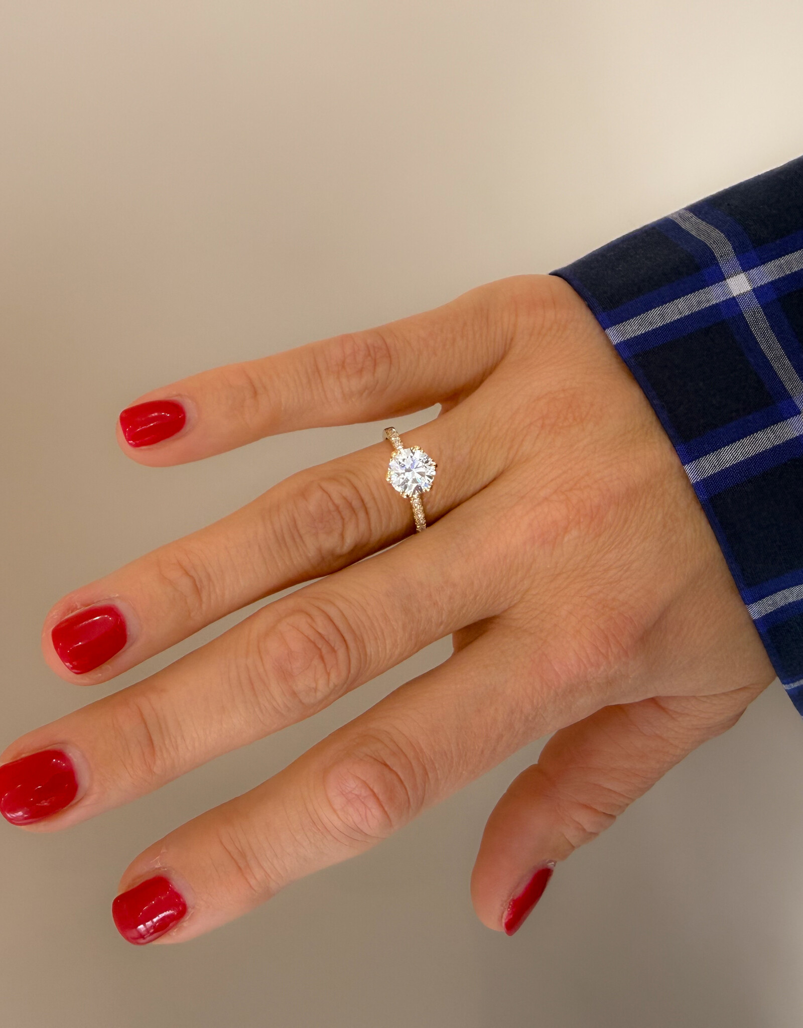 Atelier Maison The Lily ring | mt54| 18K geel goud